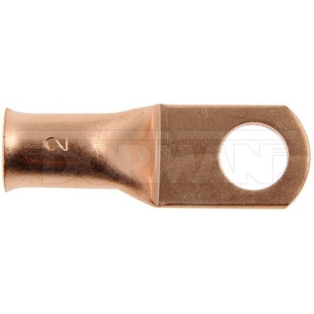 MOTORMITE 2 Gauge 3/8 In Copper Ring Lug Electrical Wiri, 85635 85635